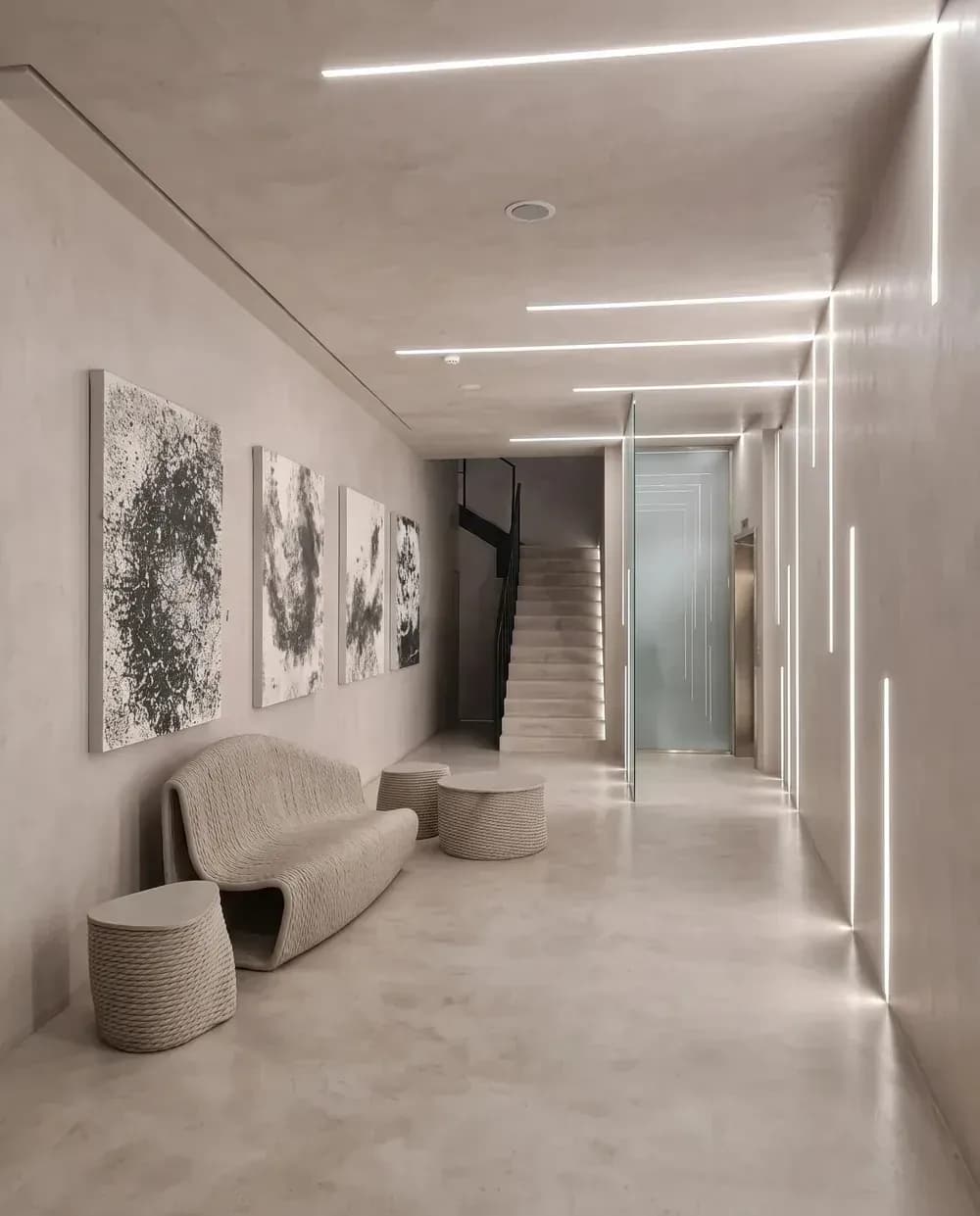 Proyecto de interiorismo en microcemento